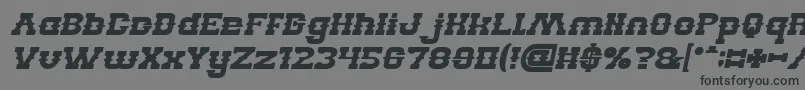 BillyTheKidBoldItalic Font – Black Fonts on Gray Background