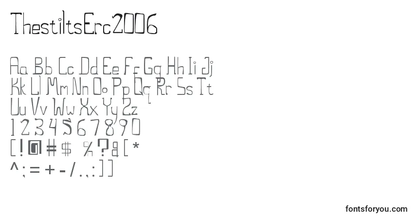 ThestiltsErc2006 Font – alphabet, numbers, special characters