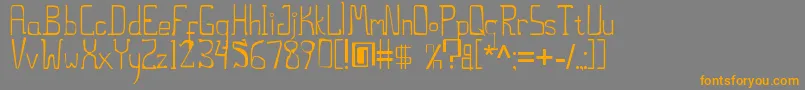 ThestiltsErc2006 Font – Orange Fonts on Gray Background