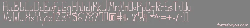 ThestiltsErc2006 Font – Pink Fonts on Gray Background