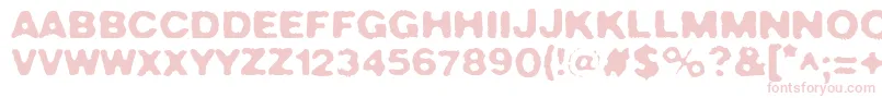 CrushNo.49 Font – Pink Fonts on White Background