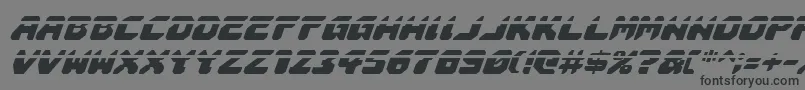 Astropolislai-Schriftart – Schwarze Schriften auf grauem Hintergrund
