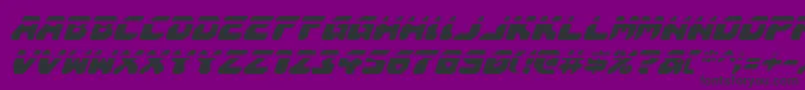 Astropolislai Font – Black Fonts on Purple Background