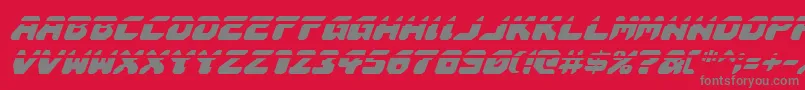 fuente Astropolislai – Fuentes Grises Sobre Fondo Rojo