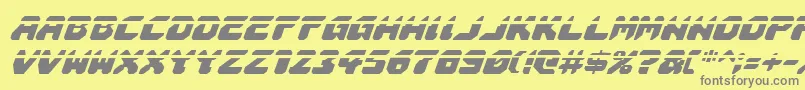 Шрифт Astropolislai – серые шрифты на жёлтом фоне