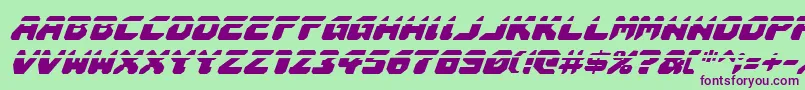 Astropolislai Font – Purple Fonts on Green Background