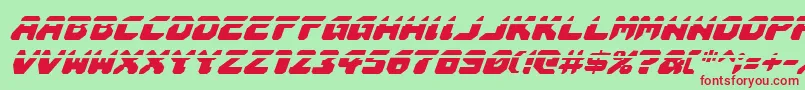 Astropolislai Font – Red Fonts on Green Background
