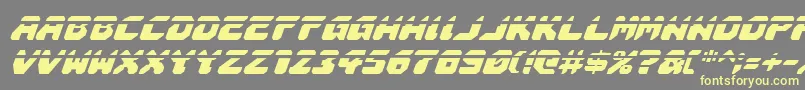 Weitere Informationen zur Astropolislai-Schriftart Astropolislai-Schriftart – Gelbe Schriften auf grauem Hintergrund