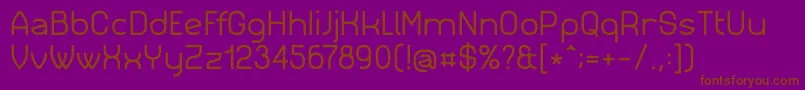 En savoir plus sur la police Simm023 Police Simm023 – polices brunes sur fond violet