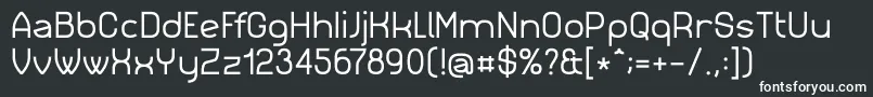Шрифт Simm023 – белые шрифты