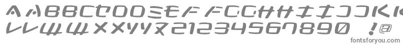 フォントKleinsanMedium – 白い背景に灰色の文字