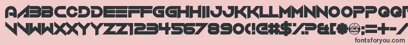 VerminVibes4 Font – Black Fonts on Pink Background