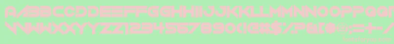 VerminVibes4 Font – Pink Fonts on Green Background