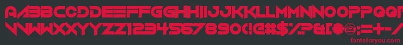 VerminVibes4 Font – Red Fonts on Black Background