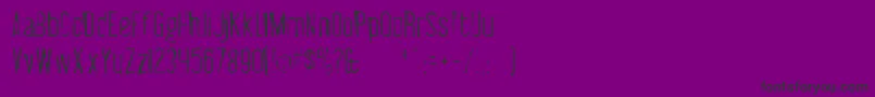 Шрифт Libelsuitgaunt – чёрные шрифты на фиолетовом фоне