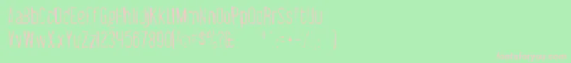 Libelsuitgaunt Font – Pink Fonts on Green Background