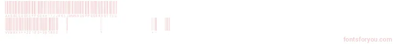 フォントBarcode – ピンクのフォント