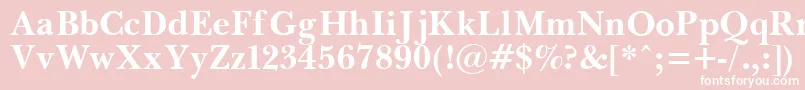 PasmaBold.001.001 Font – White Fonts on Pink Background