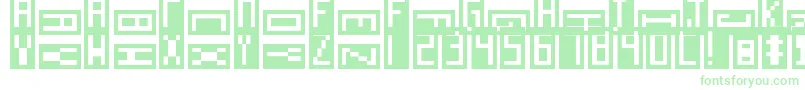 Więcej informacji o czcionce Antidigital Czcionka Antidigital – zielone czcionki