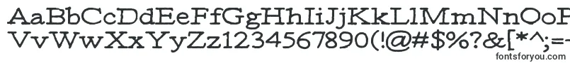 Шрифт Moa1 – прямые шрифты