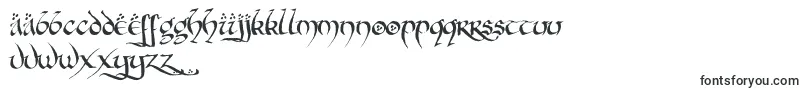 Шрифт HobbitonBrushhandhobbitonBrush – английские шрифты