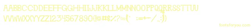 GhosttownBc0 Font – Yellow Fonts