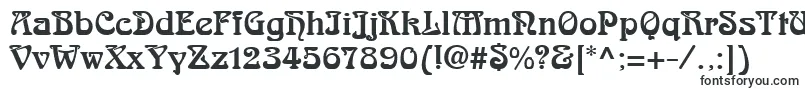 Шрифт ArnoldBoecklinLt – шрифты, начинающиеся на A