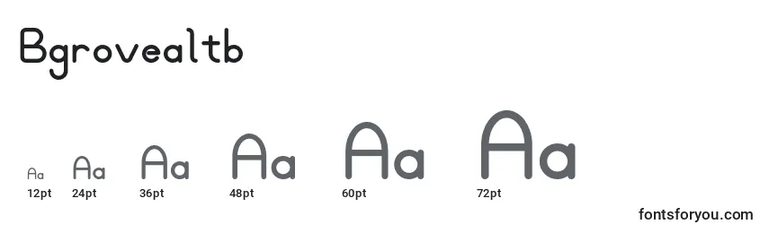 Bgrovealtb Font Sizes
