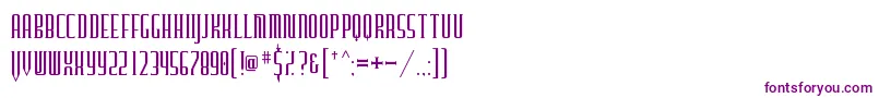 Furgatorio Font – Purple Fonts on White Background