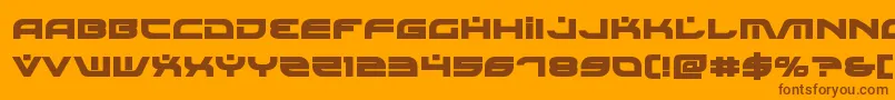 Weitere Informationen zur Battlefieldv4bold-Schriftart Battlefieldv4bold-Schriftart – Braune Schriften auf orangefarbenem Hintergrund