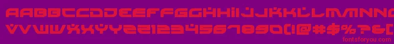 Police Battlefieldv4bold – polices rouges sur fond violet