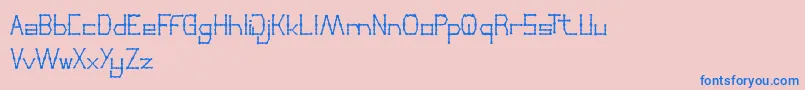 More about ThinDecorative Font ThinDecorative Font – Blue Fonts on Pink Background