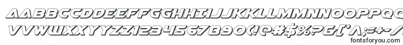 Шрифт Airstrikeb3D – шрифты с обводкой