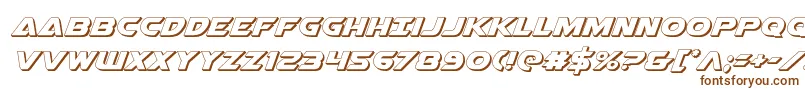 Airstrikeb3D Font – Brown Fonts