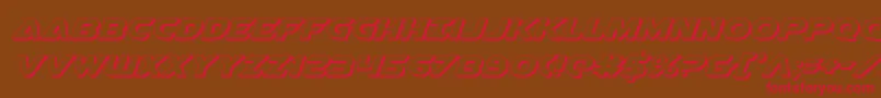 More about Airstrikeb3D Font Airstrikeb3D Font – Red Fonts on Brown Background