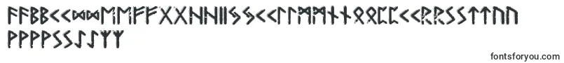 Шрифт Gunfjaunrunic – античные шрифты