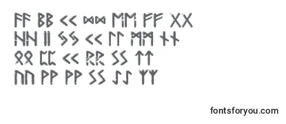 Gunfjaunrunic Font