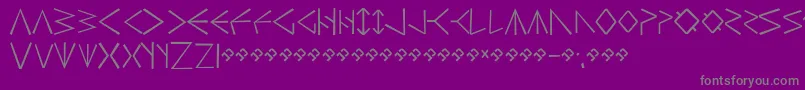 Подробнее о шрифте HsrunesSimple Шрифт HsrunesSimple – серые шрифты на фиолетовом фоне