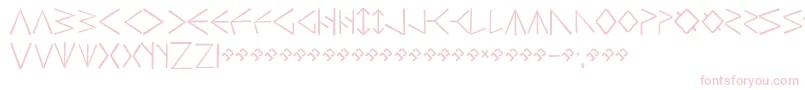 HsrunesSimple Font – Pink Fonts on White Background
