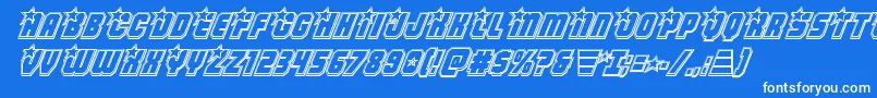 fuente Armyrangersengravital – Fuentes Blancas Sobre Fondo Azul