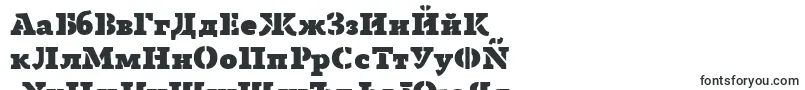 AnaphoraStencilFatTrial-Schriftart – bulgarische Schriften