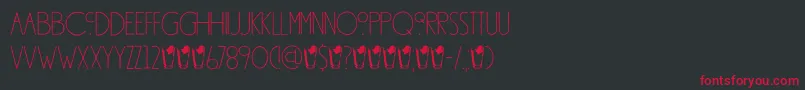 DkSouthsideFizz Font – Red Fonts on Black Background