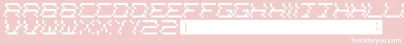 NewsChannel Font – White Fonts on Pink Background