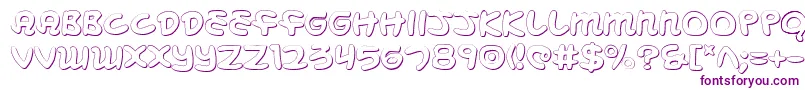 MagicBeans3D-Schriftart – Violette Schriften