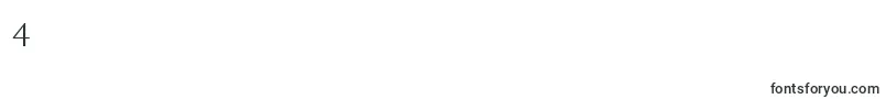 フォントDyadisositcTt – フォント数字4