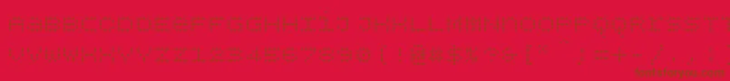 Lisätietoja Bpdotsunicasediamond-fontista Bpdotsunicasediamond-fontti – ruskeat fontit punaisella taustalla
