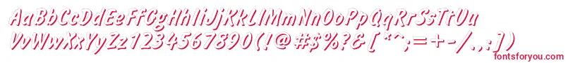 Informshadowc Font – Red Fonts