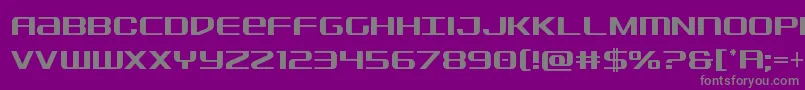 Sdfcond Font – Gray Fonts on Purple Background