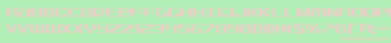 Sdfcond Font – Pink Fonts on Green Background