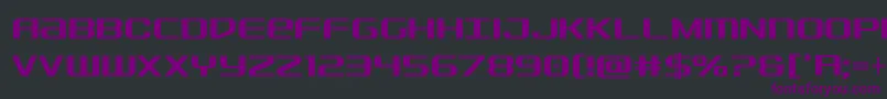Sdfcond Font – Purple Fonts on Black Background